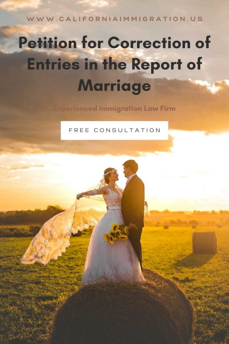 Marriage Petition PINS discussed by Brian D. Lerner